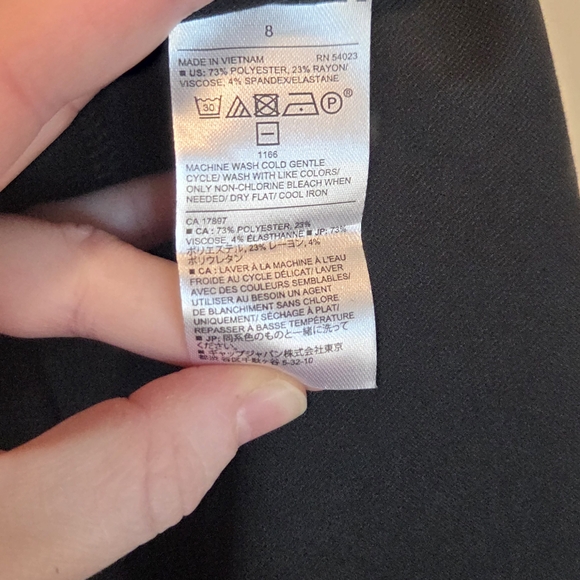 Banana Republic Elegant Black Midi Dress - Picture 7 of 9